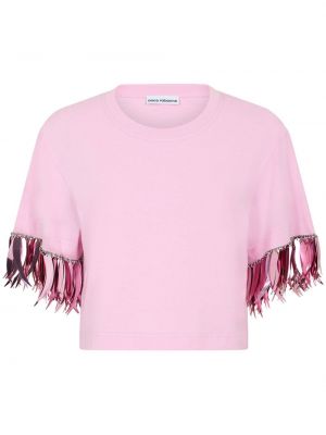 Тениска Rabanne розово