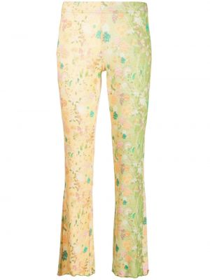 Pantaloni cu model floral cu imagine Siedres