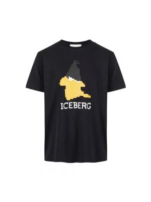 Chemise à imprimé Iceberg noir