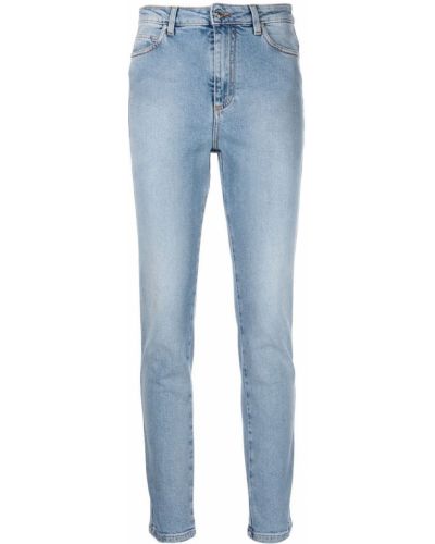 Slank stretch jeans Ermanno Firenze blå