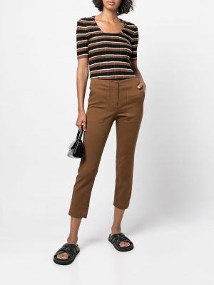 Pantalones Theory marrón