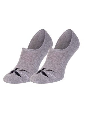 Ponožky so slieňovým vzorom Calvin Klein Jeans sivá