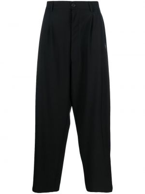 Pantaloni cu pene plisate Marcelo Burlon County Of Milan negru
