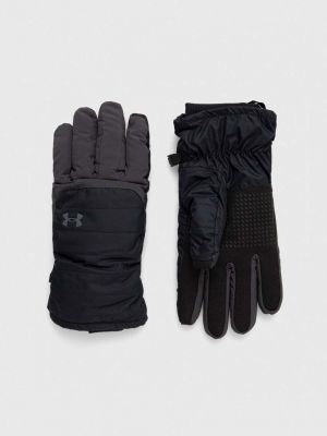 Черные утепленные перчатки Under Armour