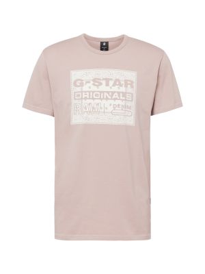 Tricou cu stele G-star Raw alb