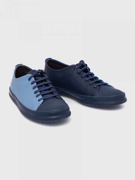 Bőr tornacipő Camper kék