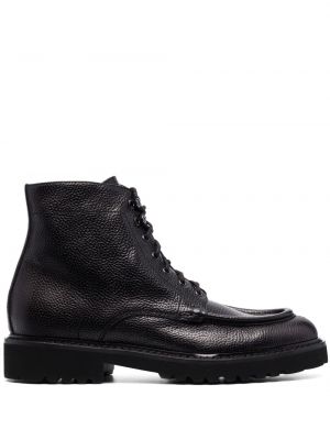 Bottines en cuir Doucal's noir