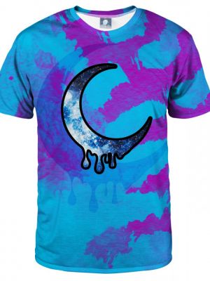 Тениска с tie-dye ефект Aloha From Deer синьо