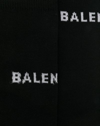 Calcetines con estampado Balenciaga negro