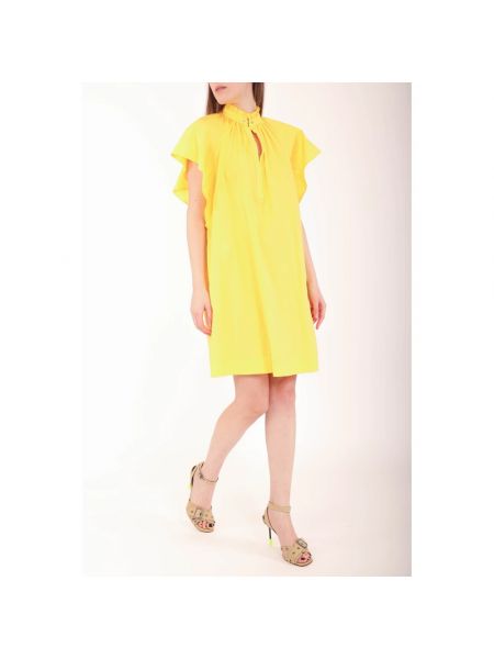 Sukienka mini Max Mara Studio żółta