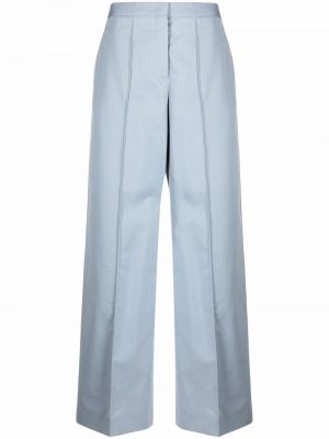 Pantalones de cintura alta bootcut Jil Sander azul