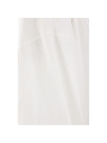 Camiseta de algodón oversized Mm6 Maison Margiela blanco