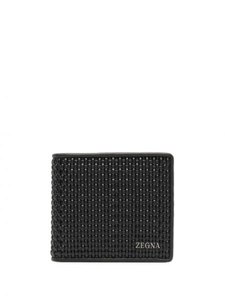 Pletená kožená peňaženka Zegna