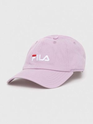 Pamučna kapa Fila ružičasta