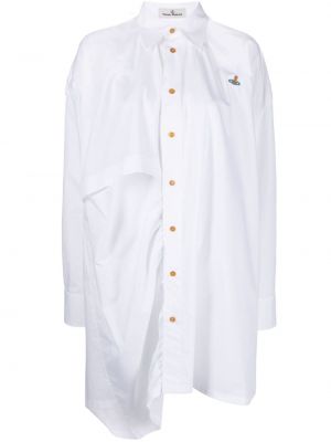 Dolga obleka Vivienne Westwood bela