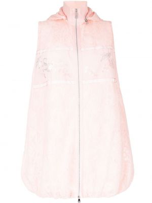 Αμανικας μπουφάν με κέντημα με παγιέτες Shiatzy Chen ροζ