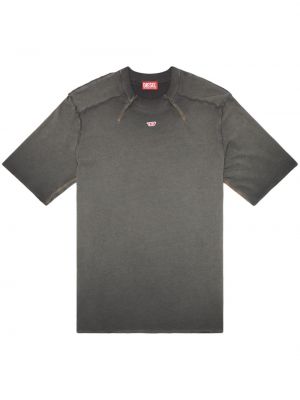 T-shirt en coton Diesel gris