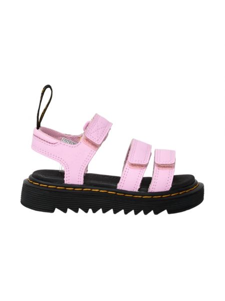 Leder sandale Dr. Martens pink