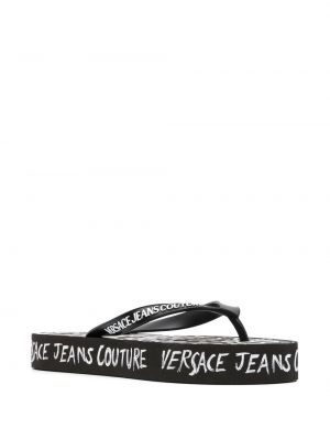 Flip flopi ar apdruku Versace Jeans Couture