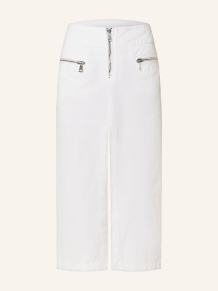 Biała spódnica jeansowa Dondup