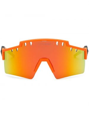 Okulary przeciwsłoneczne Plein Sport pomarańczowe