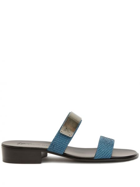Modré sandály Giuseppe Zanotti