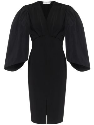 Viskózové mini šaty Givenchy - černá
