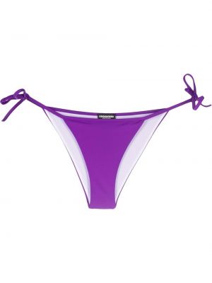 Bikini s potiskom Dsquared2 vijolična