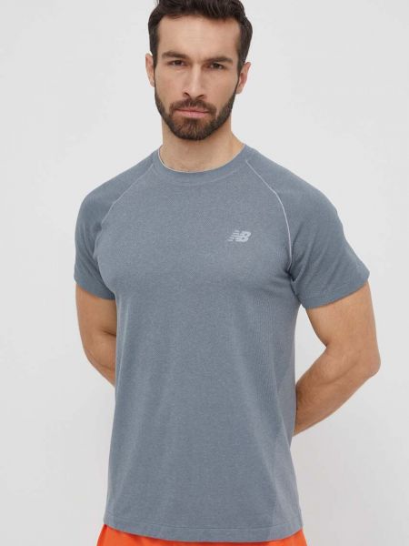 Sportska majica kratki rukavi New Balance siva
