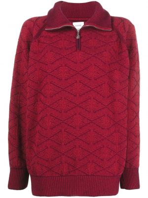 Maglione con cerniera Barrie rosso