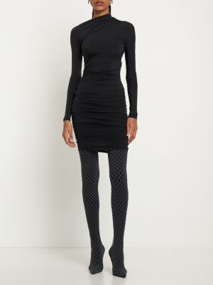 Mini šaty Balenciaga černé