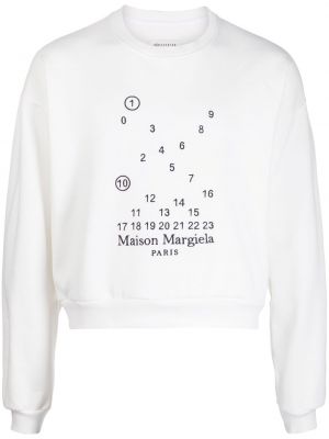 Sweatshirt aus baumwoll mit print Maison Margiela