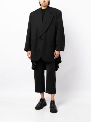 Blazer mit plisseefalten Junya Watanabe schwarz