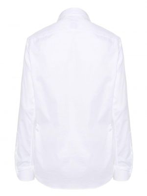 Žakárová košile Glanshirt bílá