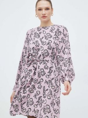 Sukienka mini Weekend Max Mara różowa