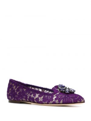 Pantuflas Dolce & Gabbana violeta