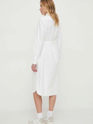 Bavlněné mini šaty Polo Ralph Lauren bílé