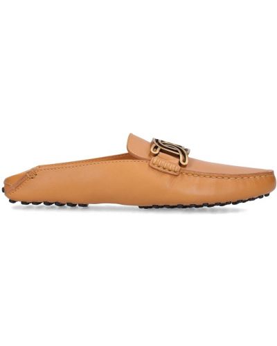 Papuci tip mules din piele Tod's