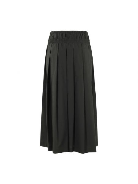 Falda midi elegante Tela negro