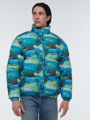 Prošivena pernata jakna s printom Erl