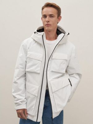 Утепленная демисезонная куртка Finn Flare белая
