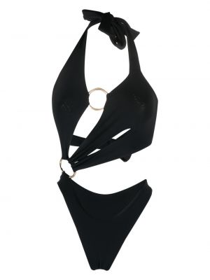 Aszimmetrikus fürdőruha Louisa Ballou fekete