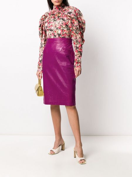 Falda de cintura alta A.n.g.e.l.o. Vintage Cult rosa