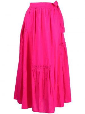 Midi suknja Merlette ružičasta