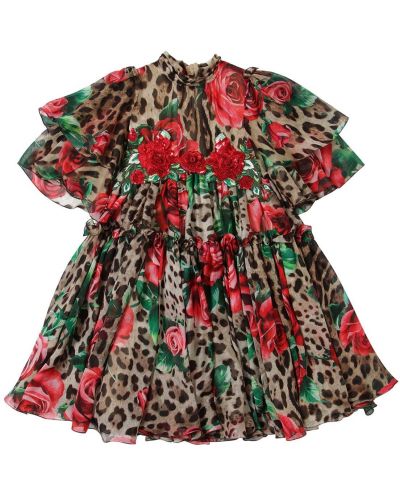 Шовкове Сукня з принтом Dolce & Gabbana
