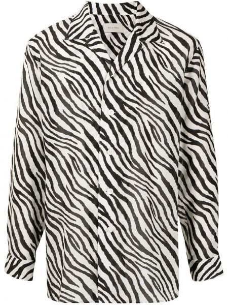 Košeľa s potlačou so vzorom zebry Bed J.w. Ford čierna