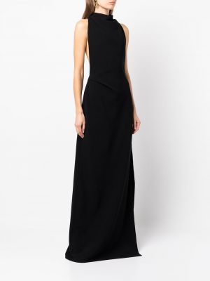 Sukienka długa z otwartymi plecami Proenza Schouler czarna