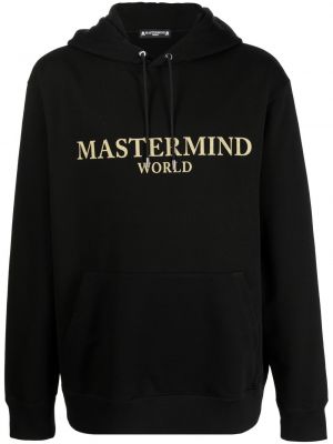 Trykt hettegenser Mastermind World svart