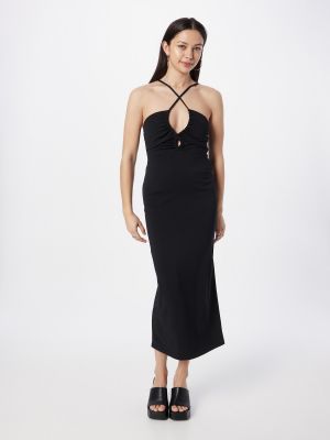 Μάξι φόρεμα Sisley μαύρο