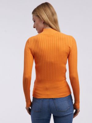 Sweter Orsay pomarańczowy